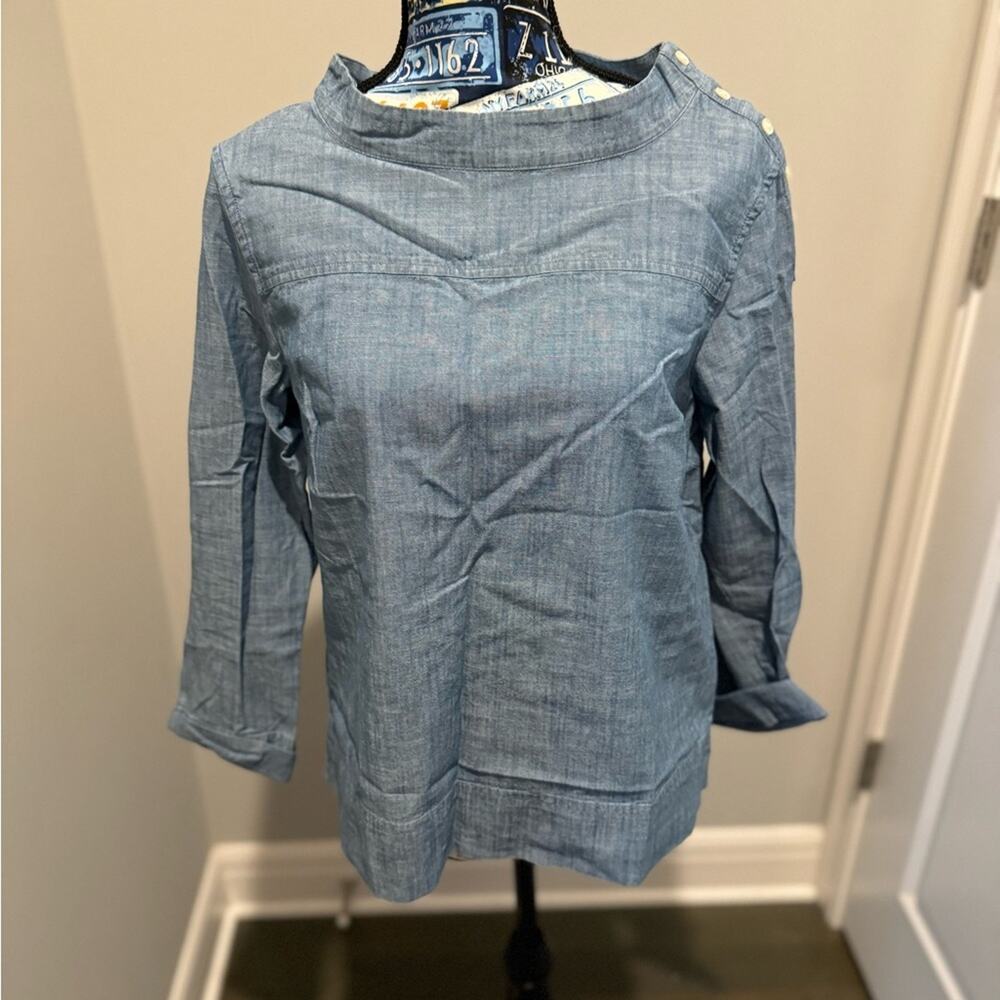 JCrew Chambray Top